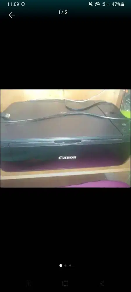 Printer Canon MP 287 Normal Bagus bisa Scan dan Fotocopy