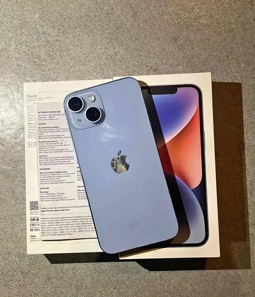 iPhone 14 128gb Mulus iBox