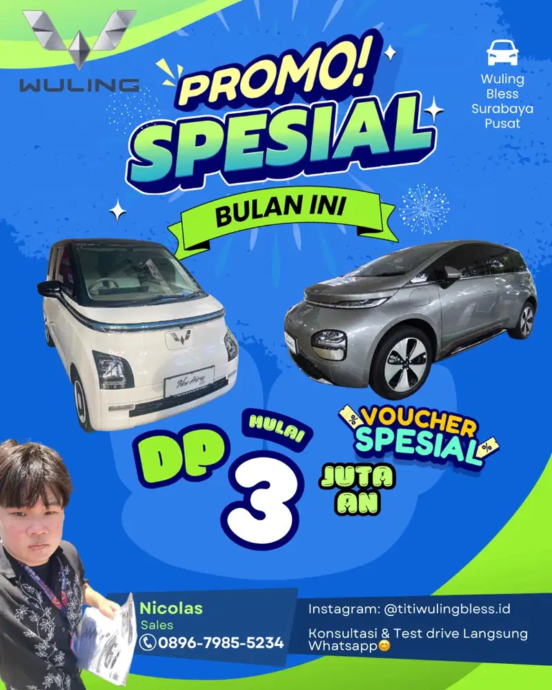 Wuling Air EV 2024 Listrik