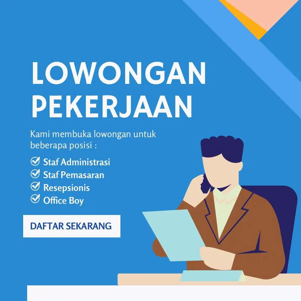 Loker.. Dibutuhkan Segera
