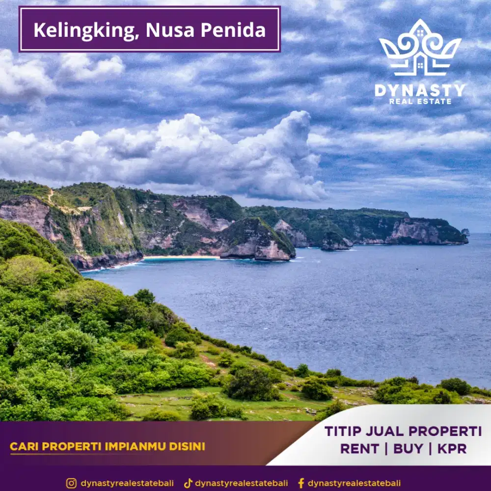 Tanah kavling di pinggir Tebing view panta