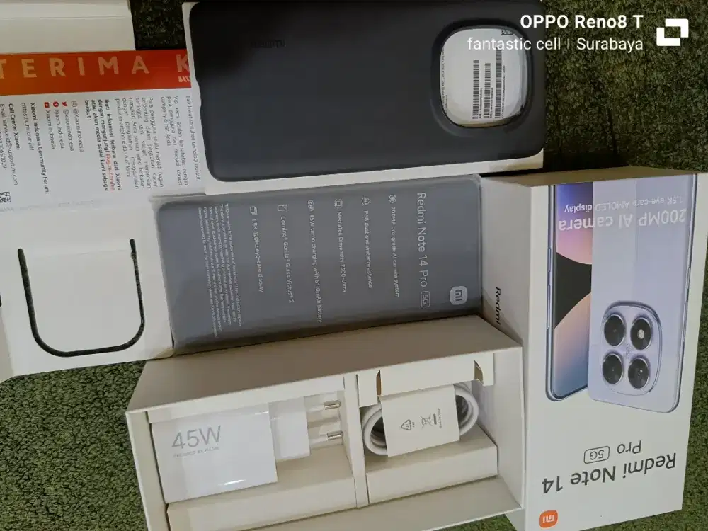 Xiomi redmi note 14 pro 5g ram 8 Rom 256gb super Liek new open box