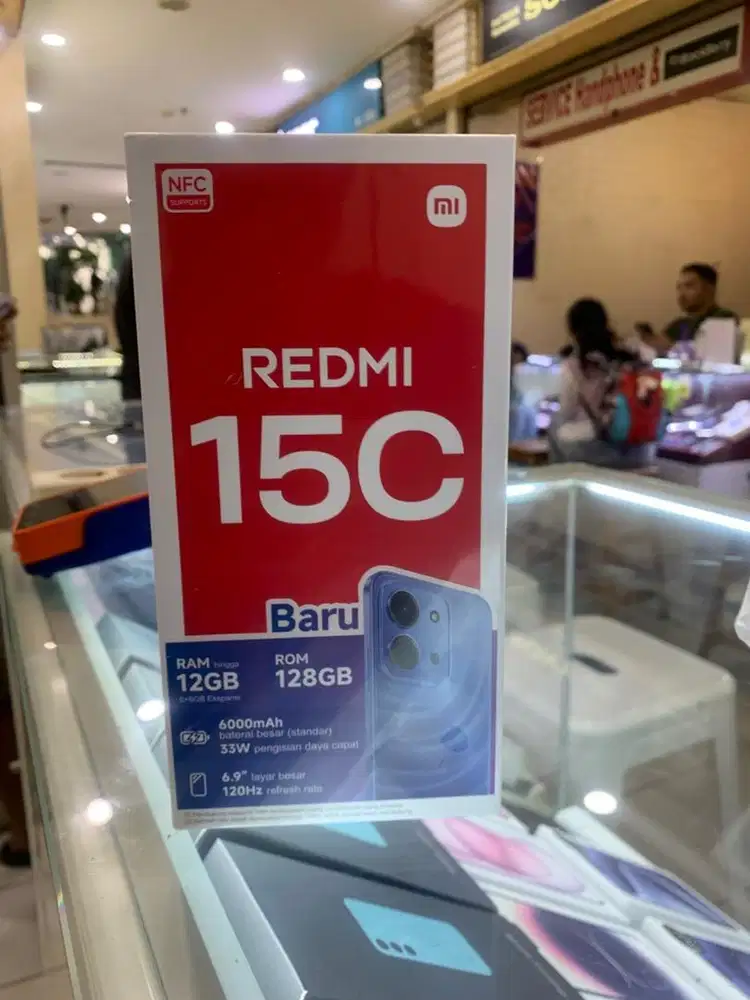 Kredit xiaomi redmi 15 C 6/128GB proses cepat promo free 2x cicilan