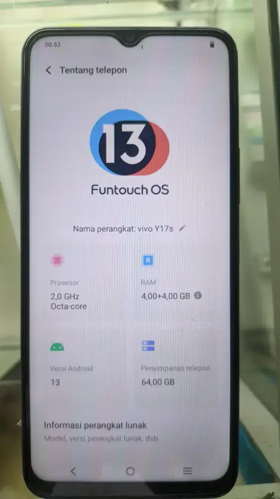 Vivo Y17s Ram 4+4 GB, Harga Terjangkau
