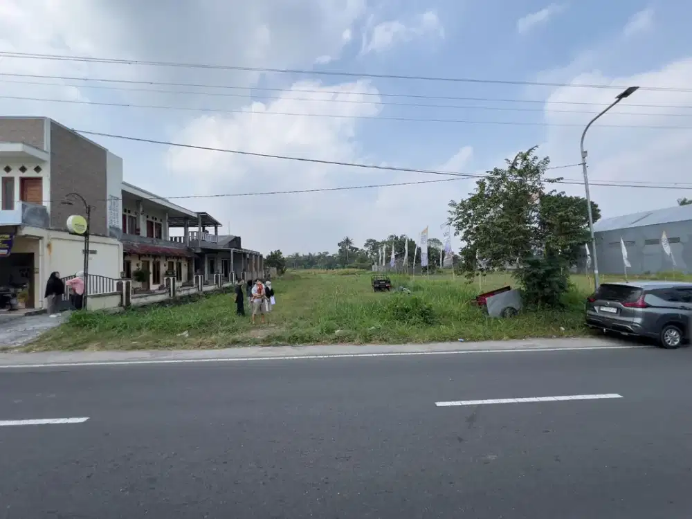Tanah SHM Tepi Jl Pandowoharjo Utara Resto Jejamuran