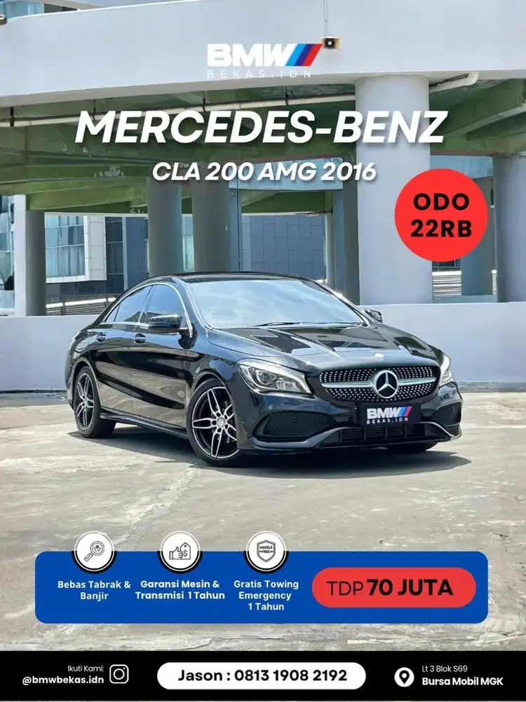 Low odo22rb Mercedes Benz CLA200 2017