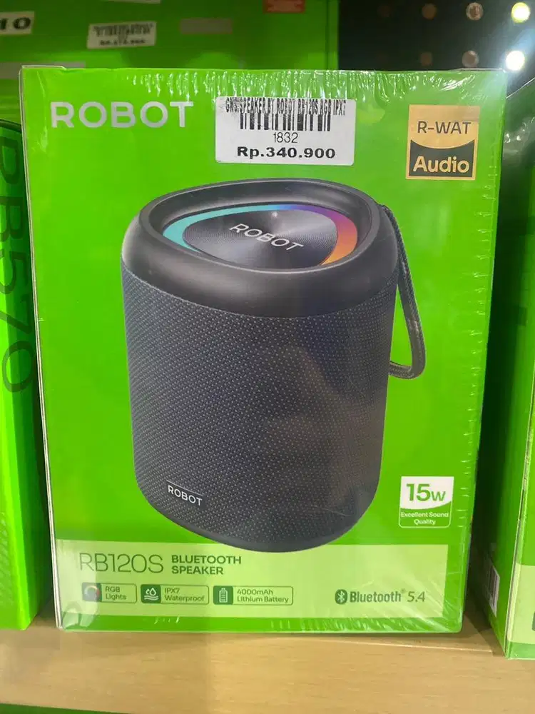SPEAKER BT ROBOT RB120S RGB IPX7
