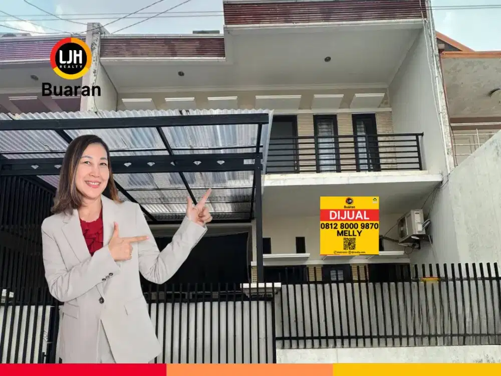 Rumah memiliki desain Minimalis di Komplek Pondok Kelapa, Jakarta Timur