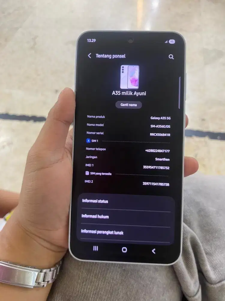 Jual samsung A35 5G