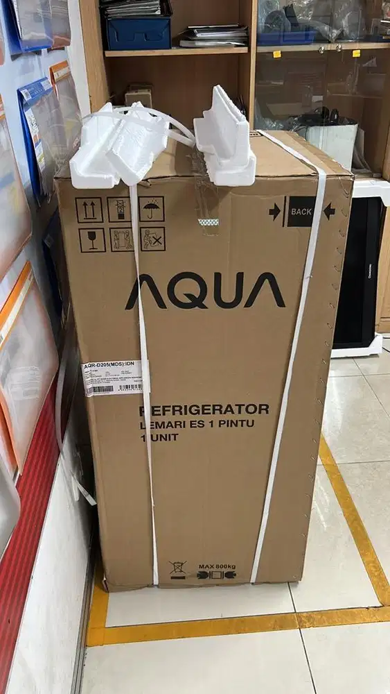 KULKAS 1 PINTU AQUA BARU SEGEL