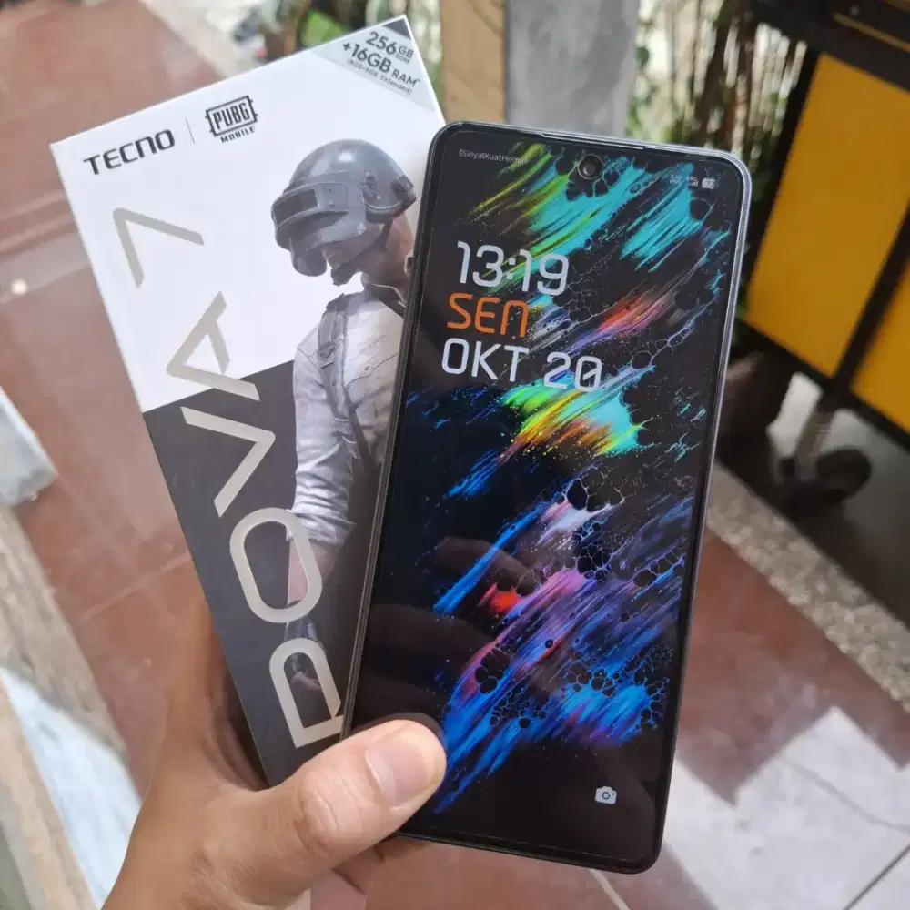 Techno Pova 7 8+8/256 Fullset Garansi on