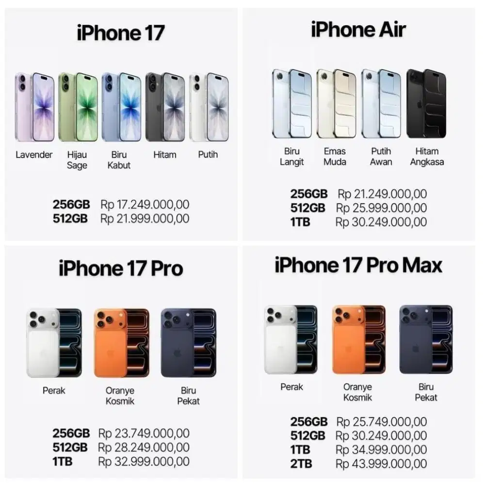 IPHONE 17 SERIES