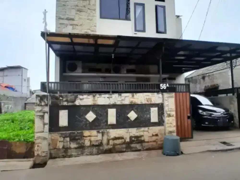 rumah 2 lantai bonus 3 pintu kontrakan surat shm lengkap