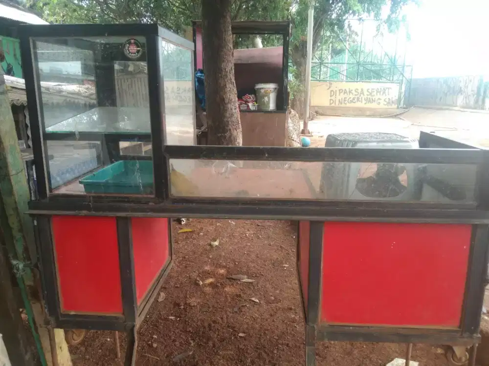 Jual grobak sate