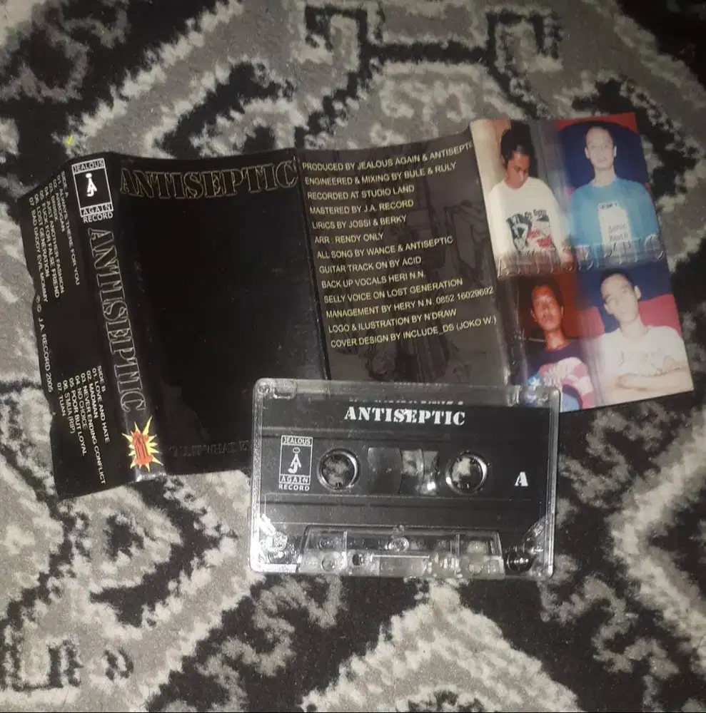 Kaset ANTISEPTIC Call It What Ever You Want Jealous Again Records 2005