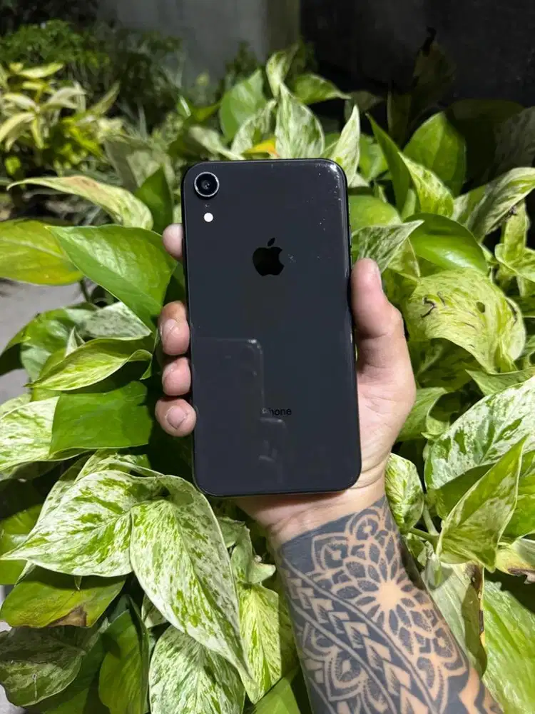 iPhone XR 64Gb Black Inter Imei 1 & 2 Terdaftar Bea Cukai Fullsett