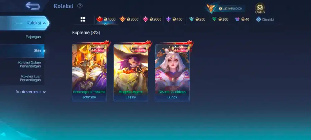Akun Mobile Legend