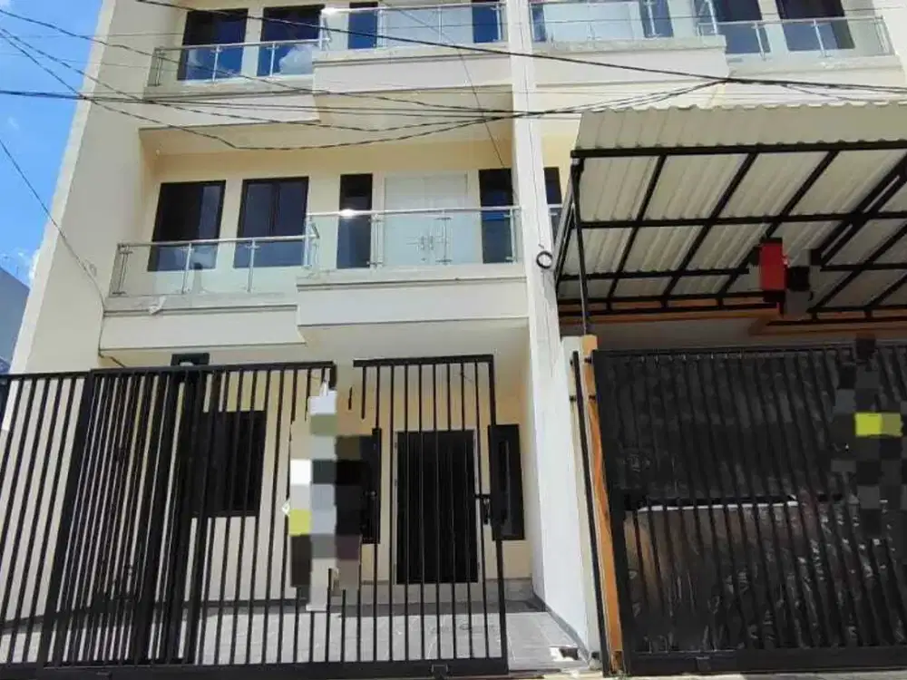 Rumah 6x16 3 lantai Bebas Banjir Taman Ratu Kebon Jeruk Jakarta Barat