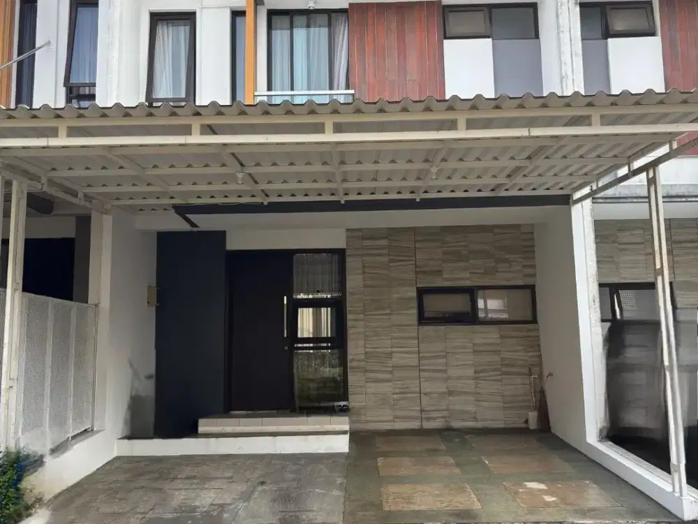 DIJUAL MURAH RUMAH SEMI FURNISHED CARPORT 2 DI DELATINOS BSD CITY