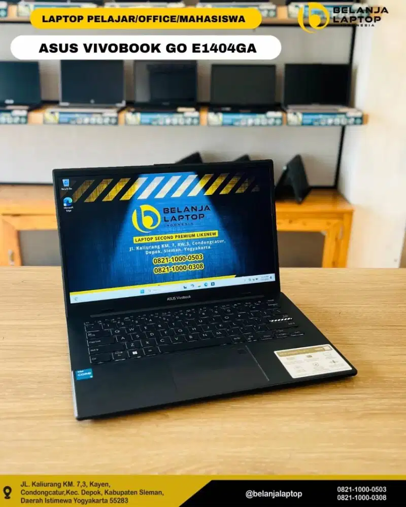 Asus Vivobook Go 14 E1404GA-FHD354 /Core i3-N305/8GB/512GB/GARANSI!!
