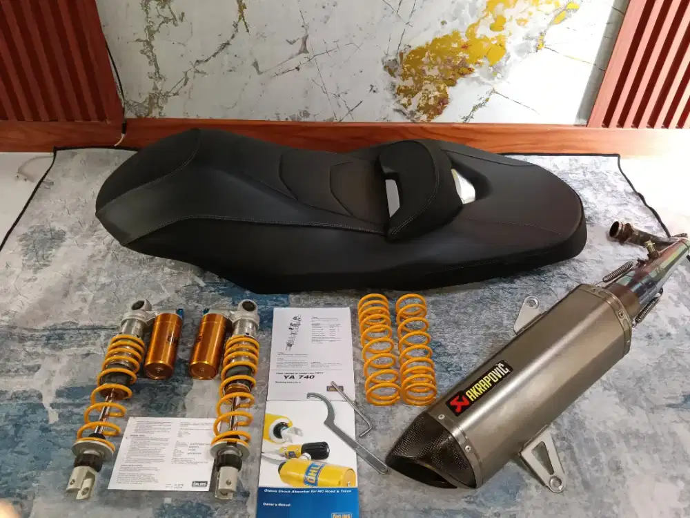 Ohlins X-Max, Jok eropa, Akrapovic slovenia
