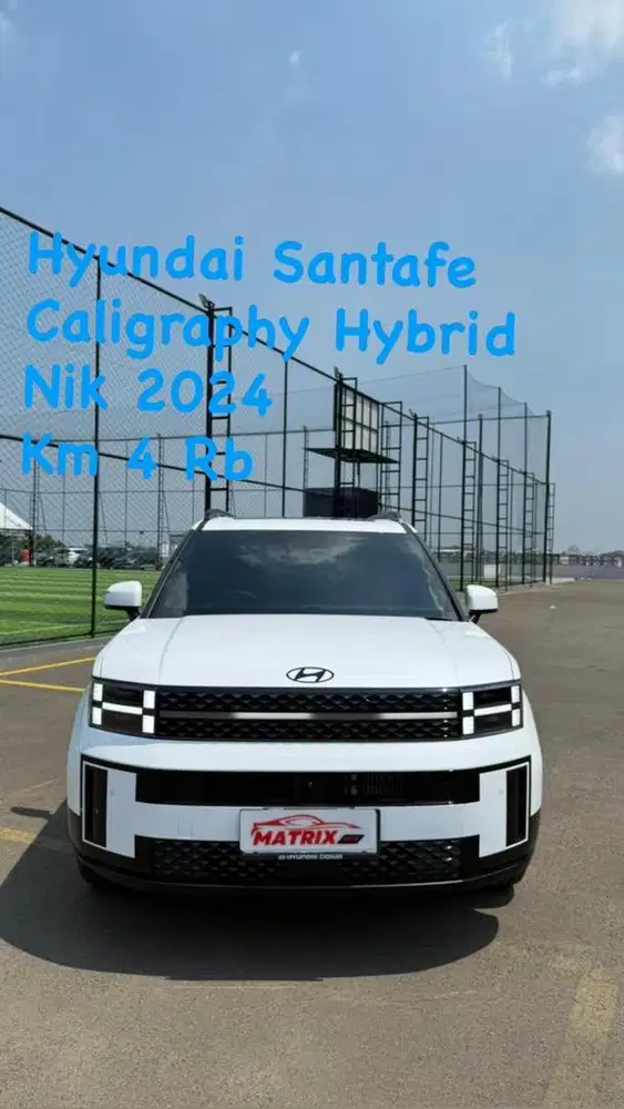 Hyundai Santafe Caligraphy Hybrid Nik2024 White Siap pakai