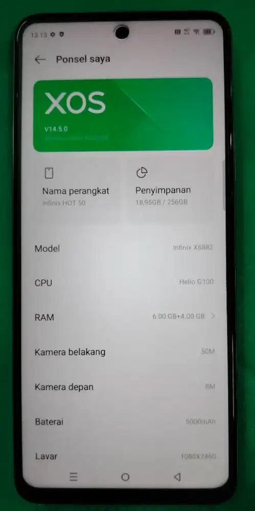 INFINIX HOT 50 6+6/256Gb FULLSETT