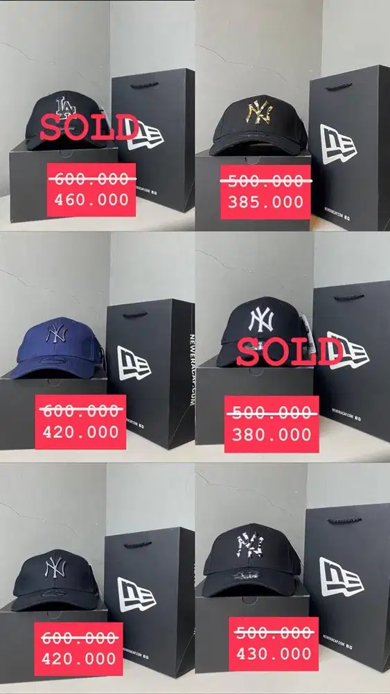 Topi New Era / MLB Authentic !!! (Realpict)
