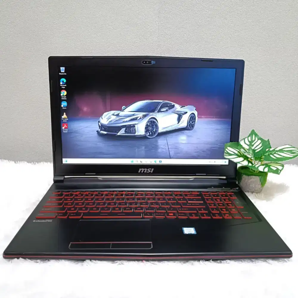 MSI GAMING CORE I7 8750H NVIDIA GTX1050TI 4GB RAM 8GB SSD 128+HDD 1TB