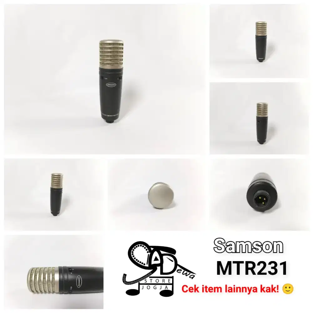 SAMSON MTR231 MULTIPATERN MIC CONDENSER CONDENSOR MIKROFON bkn c03 c01