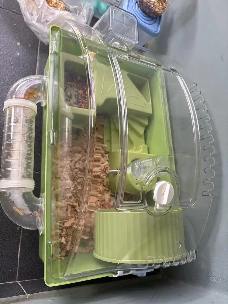 SET PELIHARAAN HAMSTER 5 EKOR 2 kandang