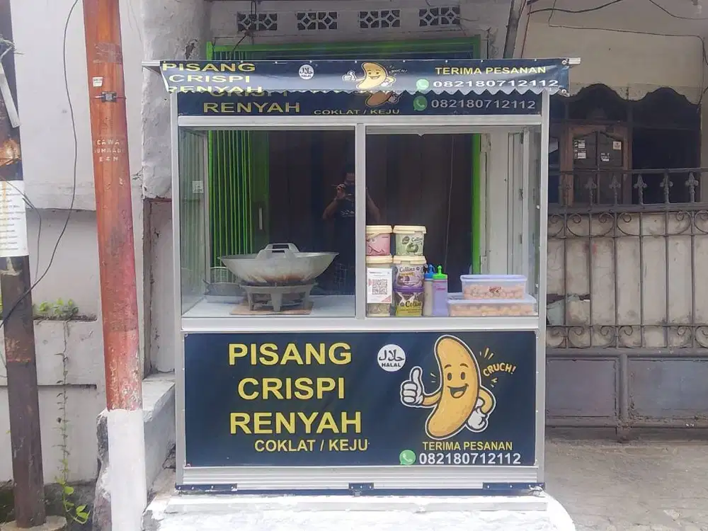 Gerobak booth alumunium
