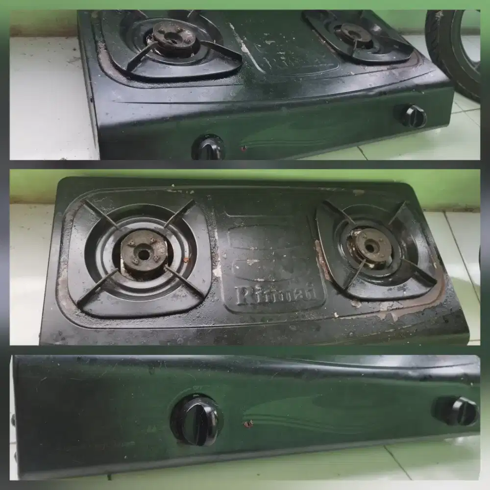 Kompor Gas Rinnai 2 tungku + Selang & Regulator Winn Gas  #Citayam