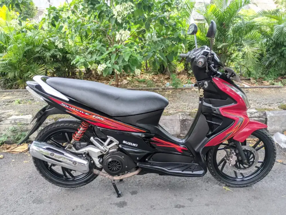 Skywave 2007 Hitam Merah Mesin Top