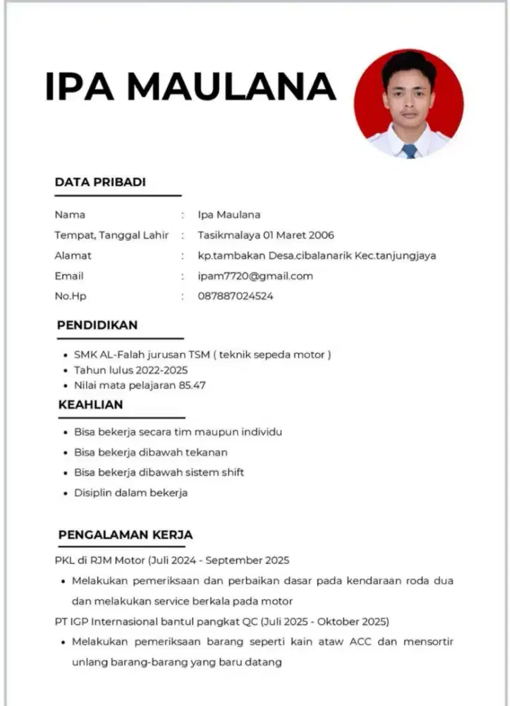 Mencari lowongan pekerjaan