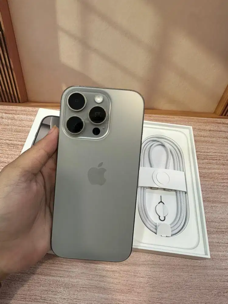 Apple iPhone 16 Pro 128GB Natural Titanium BH 100% Garansi 13/04/2026