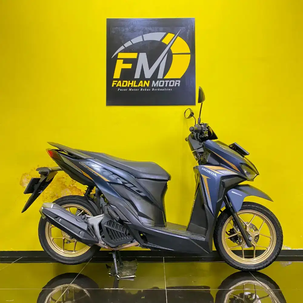 Honda Vario 125 2021 biru doff kunci lengkap