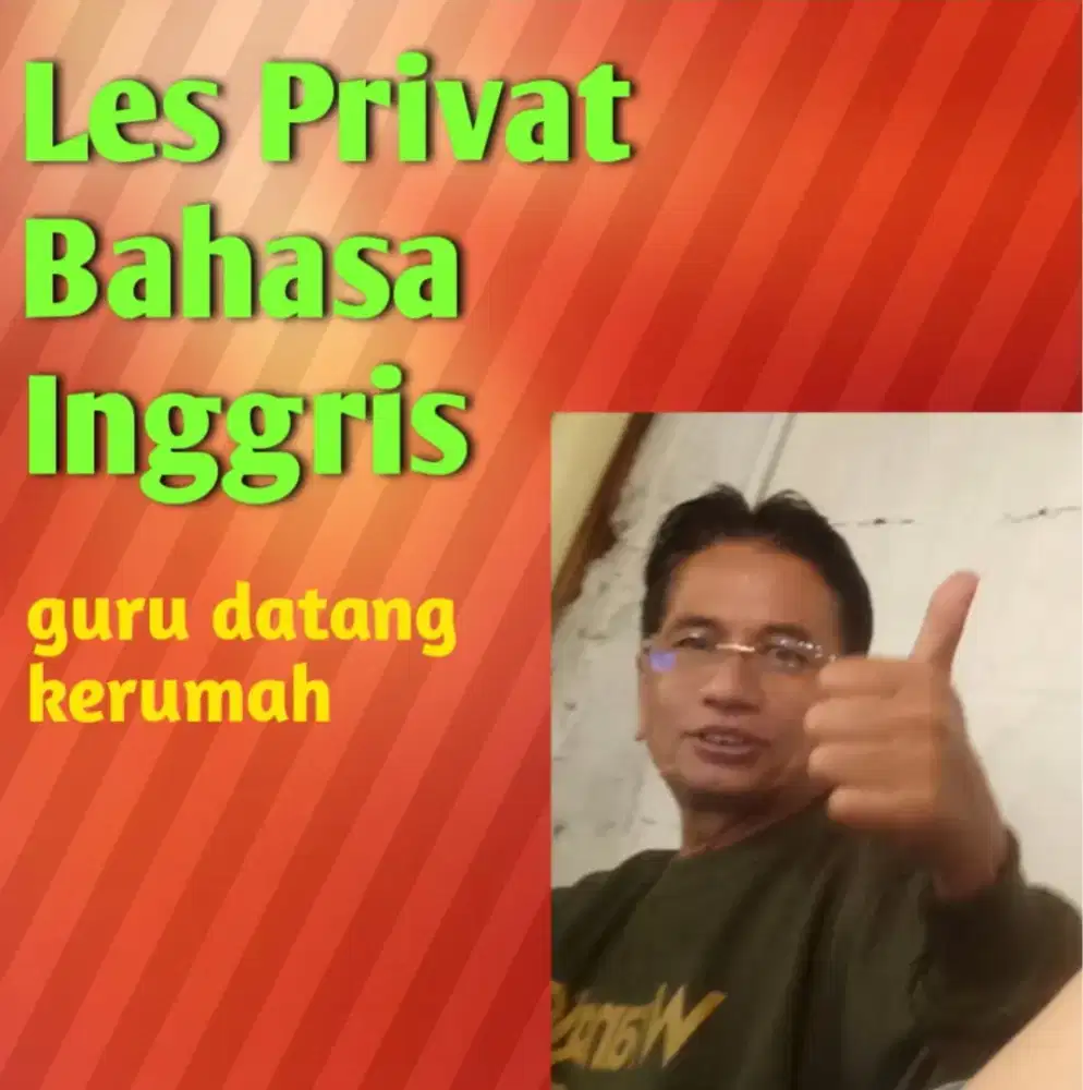 Les Privat Bahasa Inggris, guru datang kerumah