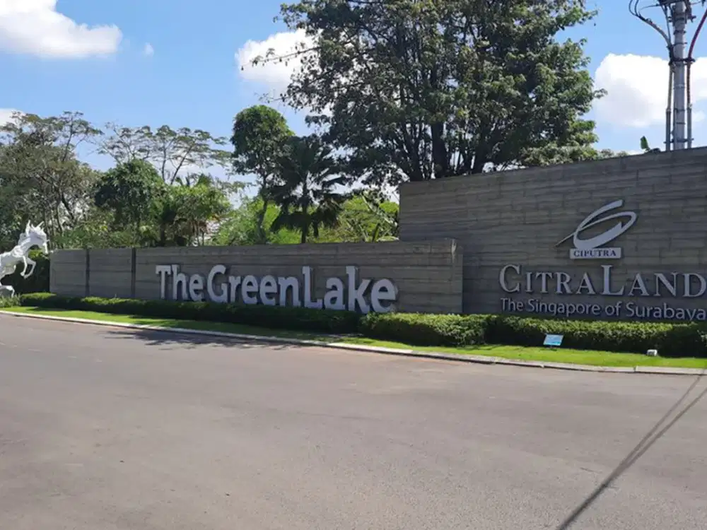 DIJUAL TANAH CITRALAND THE GREENLAKE SURABAYA BARAT WIYUNG