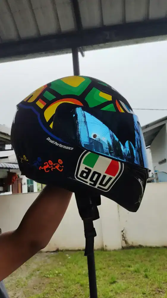 Helm agv k3sv tartaruga ori