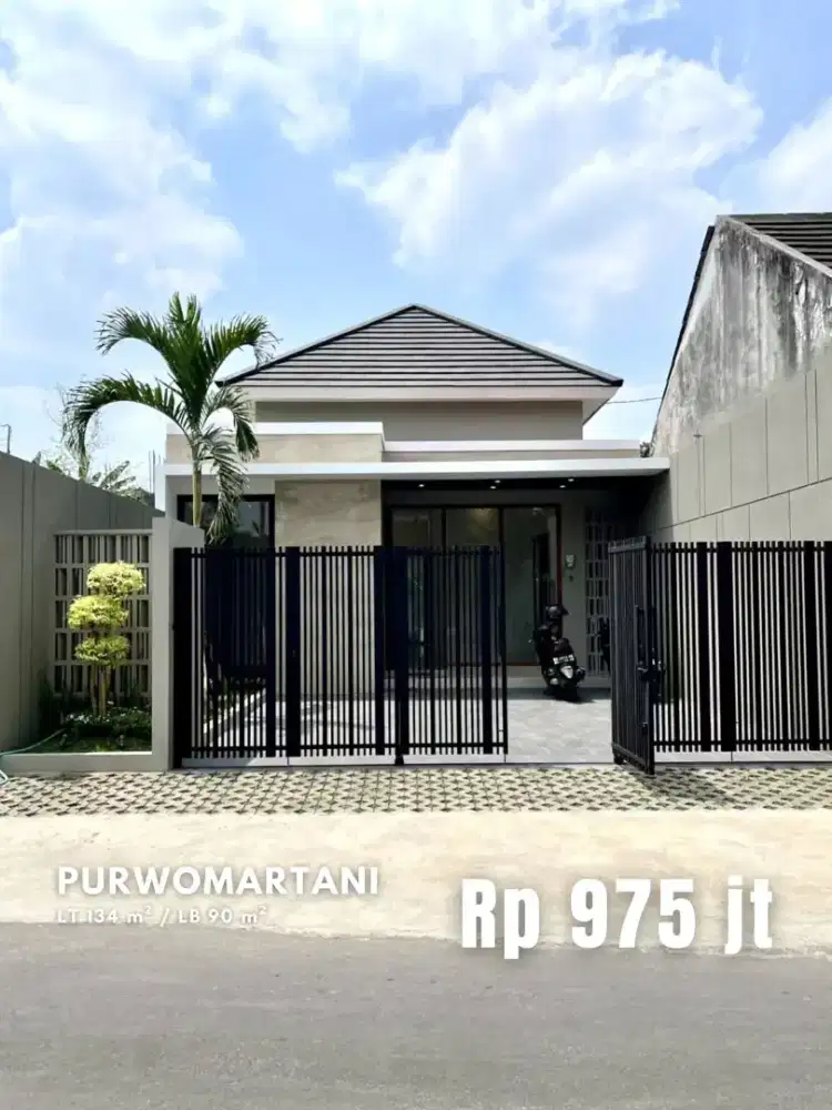 Dijual Rumah Nyaman Desain Idaman di Purwomartan