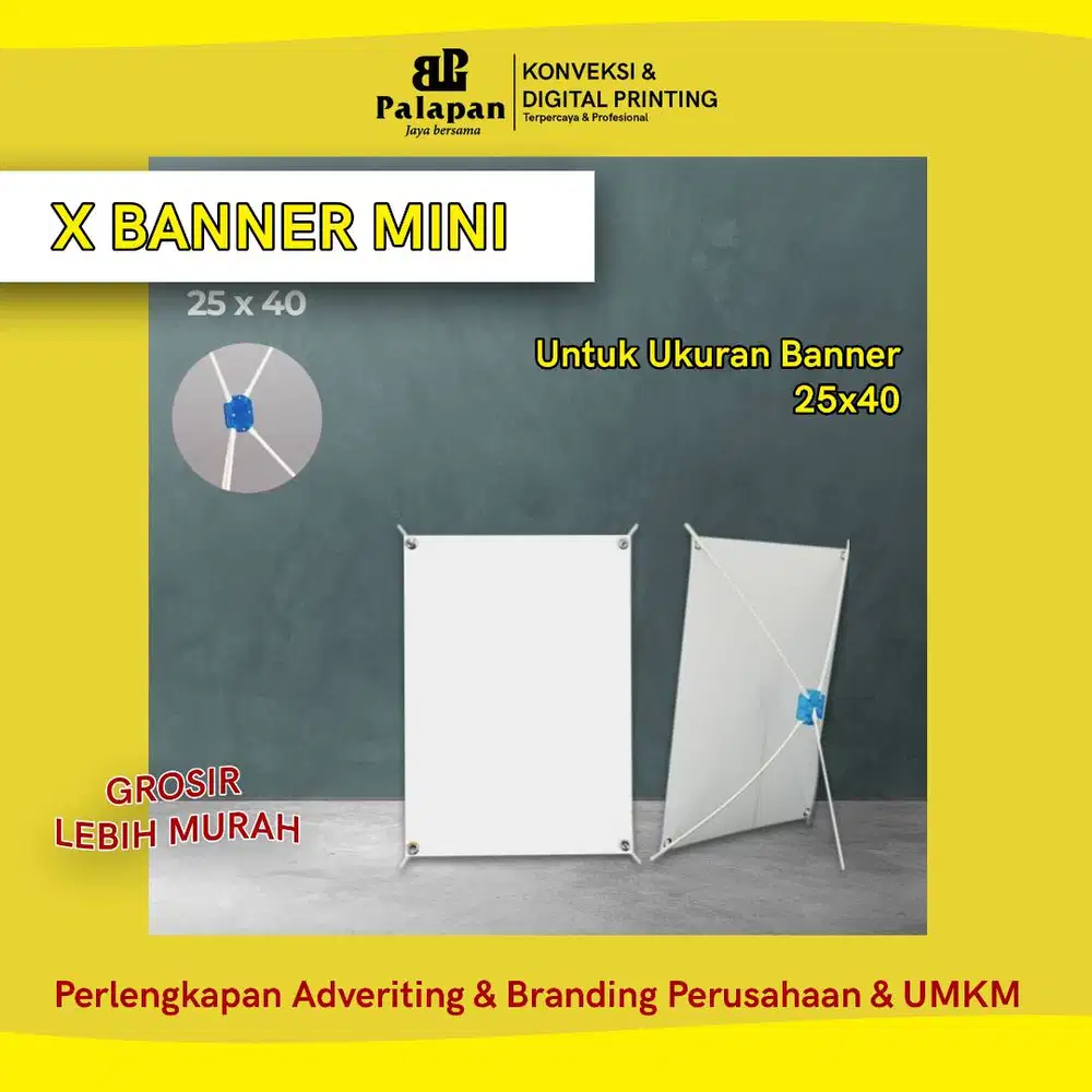 mini X banner murah