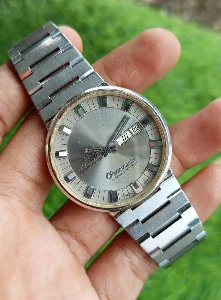 Mido Commander Chronometer Original. Mulus Full Set.