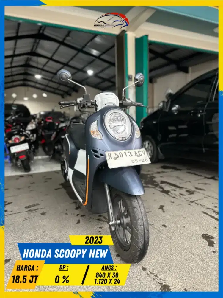 HONDA SCOOPY NEW 2023 BARANG WOKEE LURR HIKMAH MOTOR KEPUH MALANG