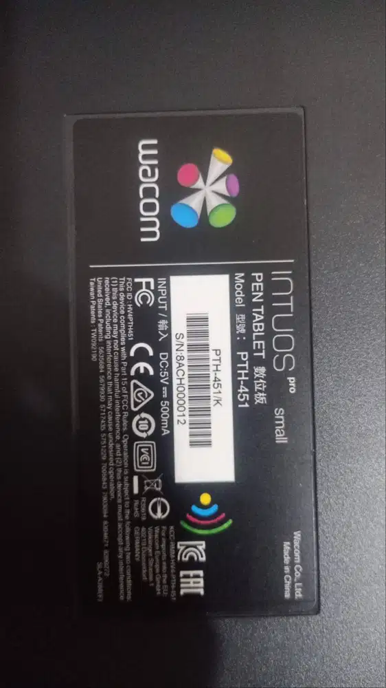 WACOM PTH-$%! MULUS