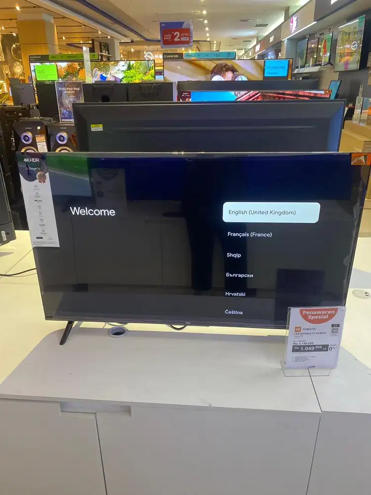 TV LED XIAOMI GOOGLE TV 43 INCH L43MA-AFID