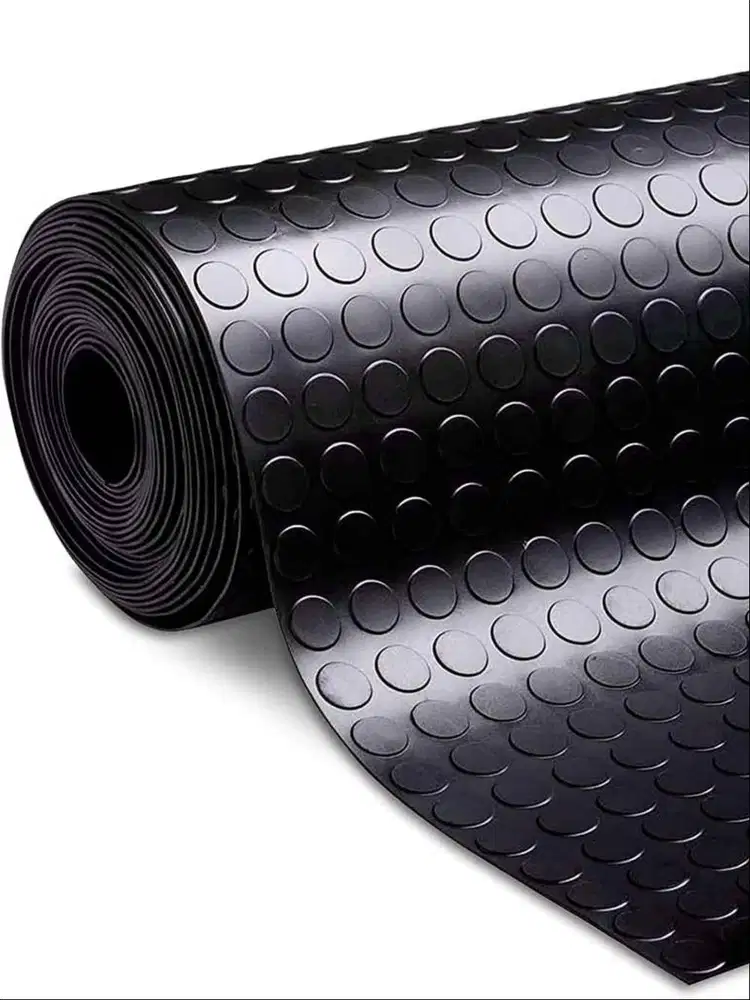 Karpet Karet Coin Panjang 10cm - 50cm Tebal 4mm/Karpet Karet Antislip