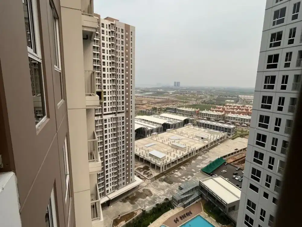 Termurah Dijual Apartemen Tokyo Riverside PIK2 Tipe Studio 21m2 View Bagus Hanya 250 Juta