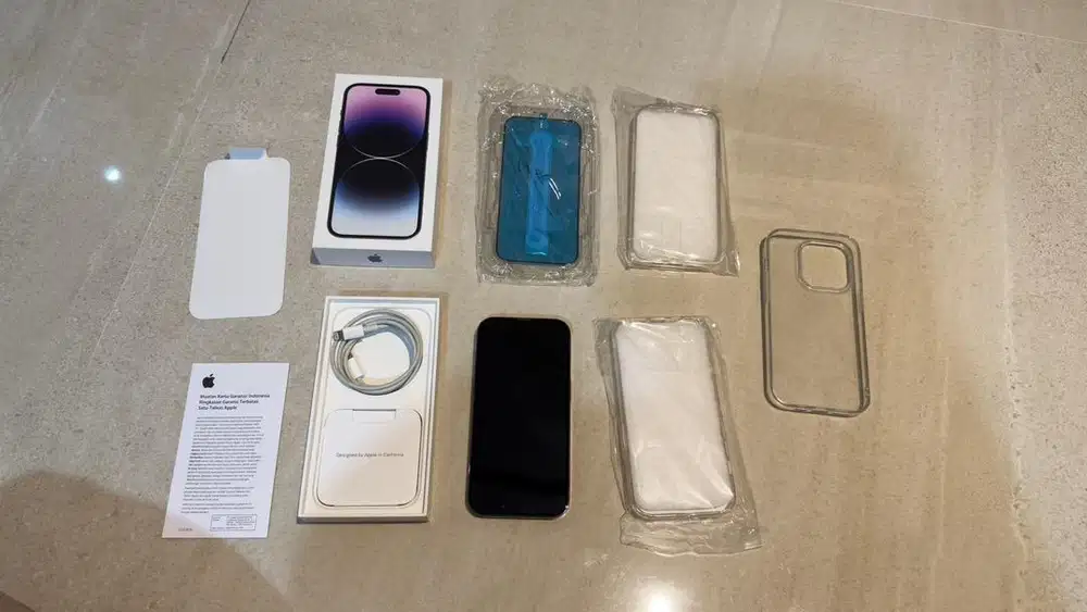 DI JUAL IPHONE 14 PRO 128gb MULUS 100%
