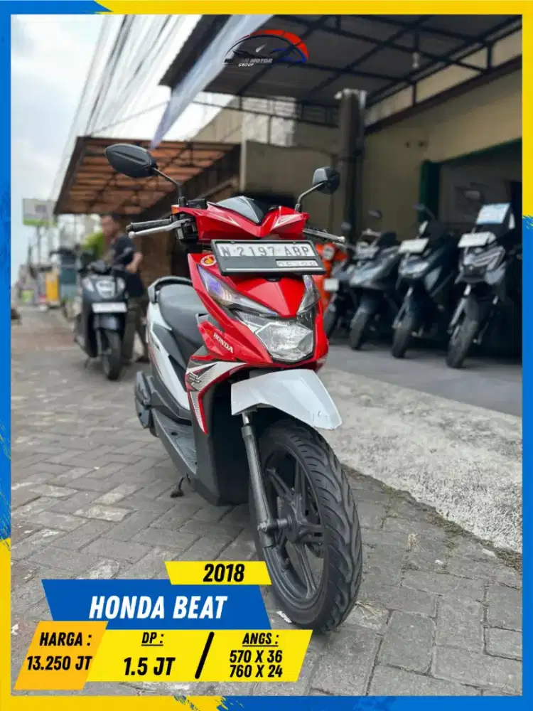 HONDA BEAT 2018 MURAH MERIAH BOSKU HIKMAH MOTOR KEPUH MALANG